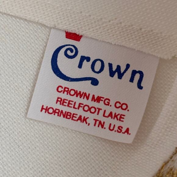 Vtg 80s ALABAMA Trucker Hat American Pride Strapback Cap White Red Gold Country - Picture 8 of 10